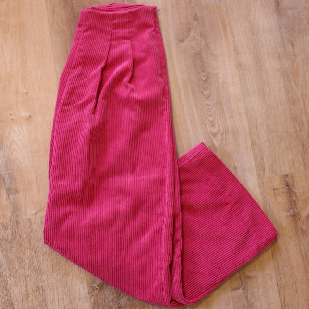 Corduroy Wide Leg Pants